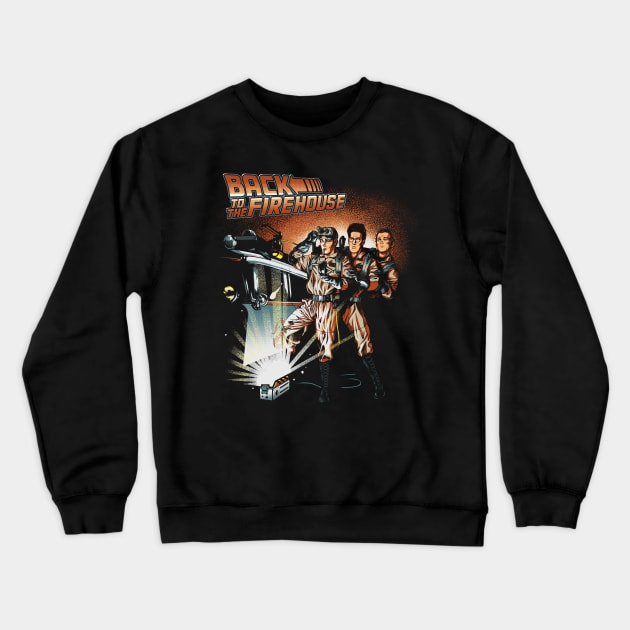 Back to the Firehouse Crewneck Sweatshirt by Ninjaink